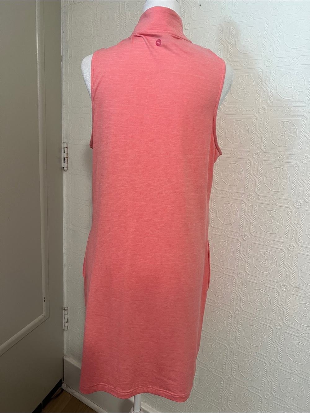 Hi-Tec Coral Zip-Neck Sleeveless Midi Dress - Picture 4 of 4